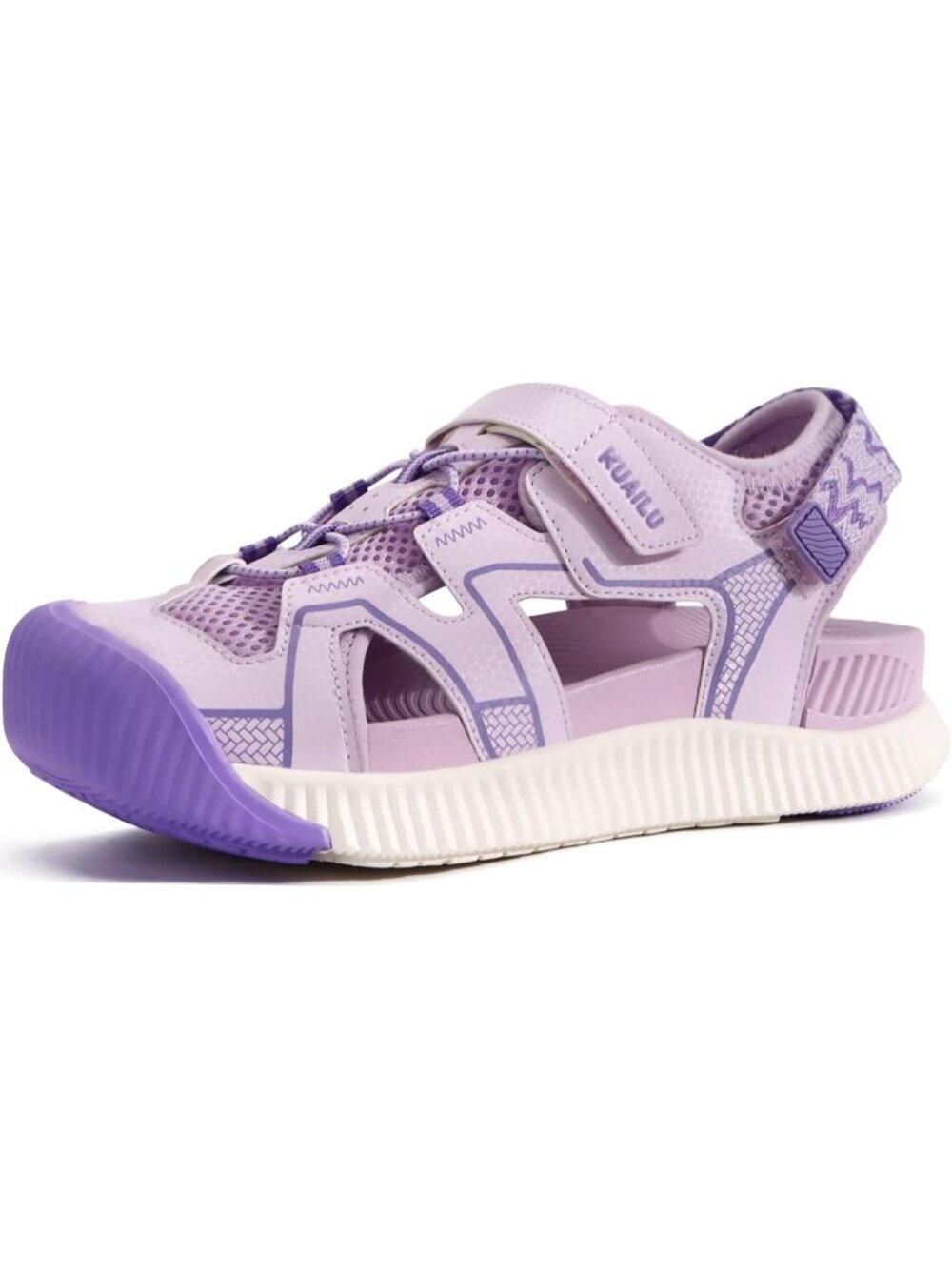 🆕Women's Purple Orthotic Walking Arch Support Closed Toe Sport Hiking Sandals